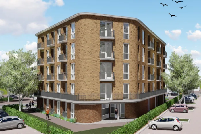 Appartementen De Driehoek bij Almere