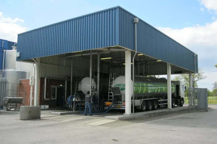 Weegbrug FrieslandCampina Butter in Noordwijk