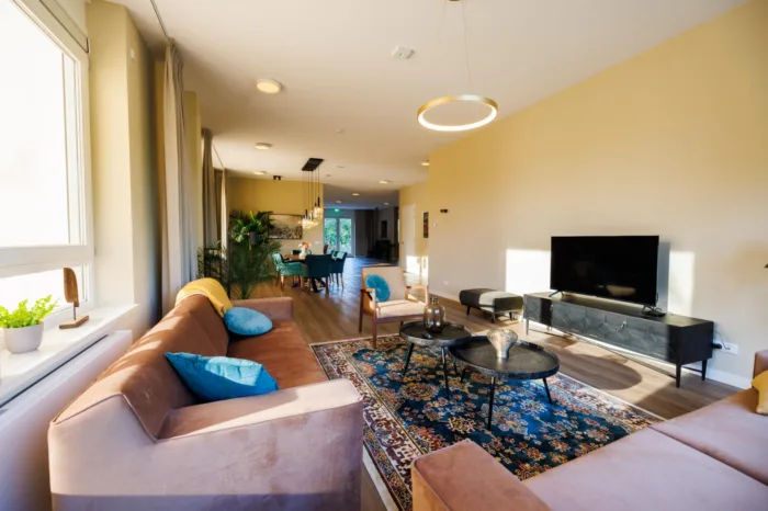 48 appartementen 't Harste, Sneek woonkamer