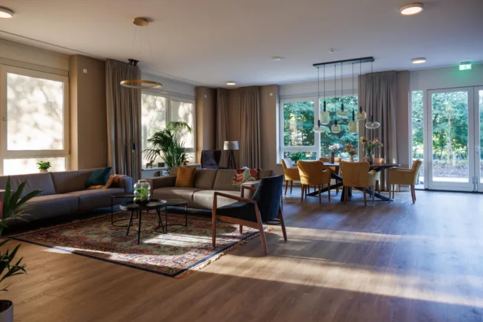 48 appartementen 't Harste, Sneek in de woonkamer