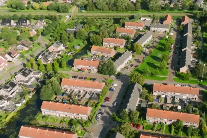 Noorderhoek drone foto