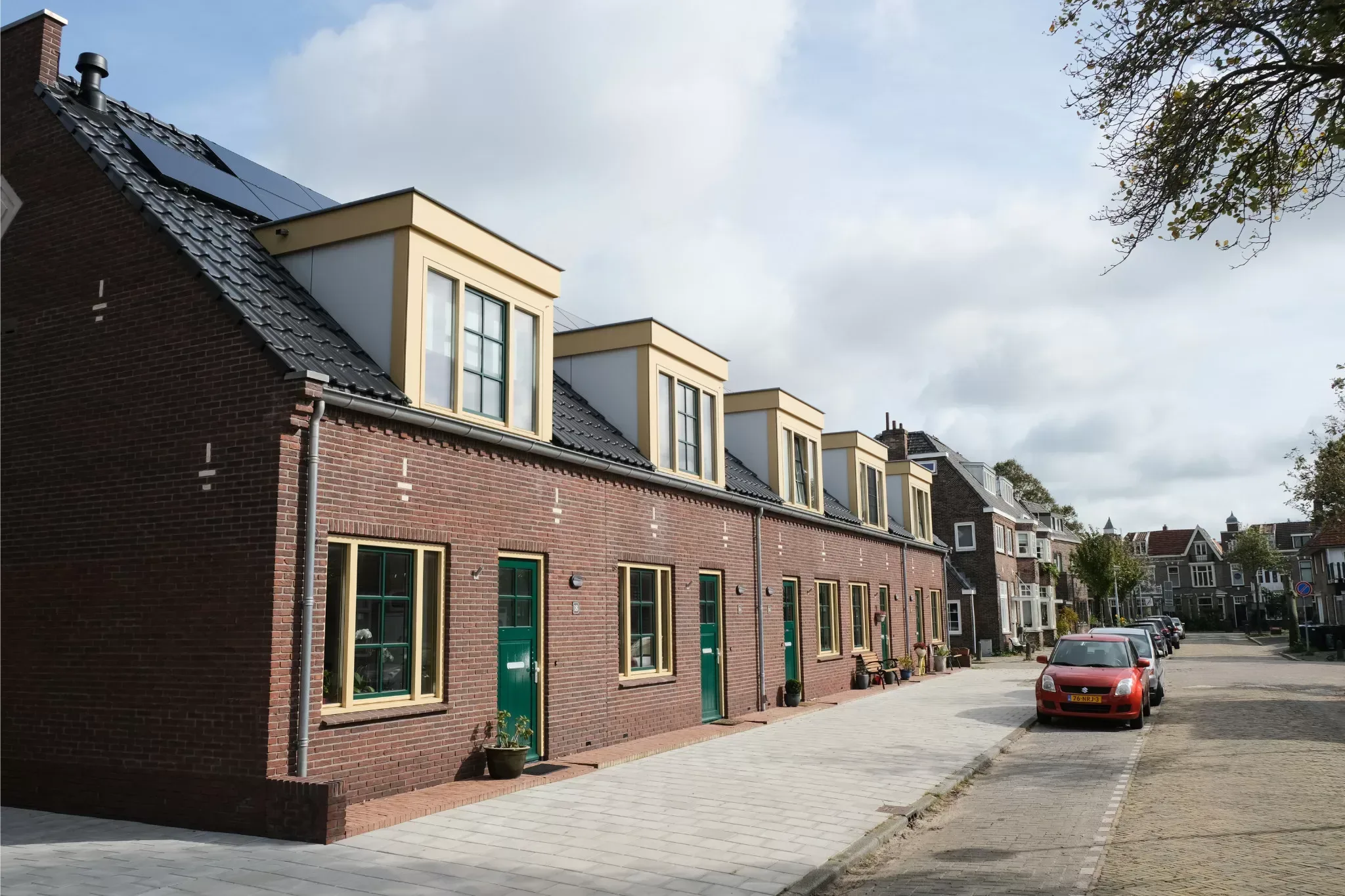 Massaproductie op maat foto vanaf de weg