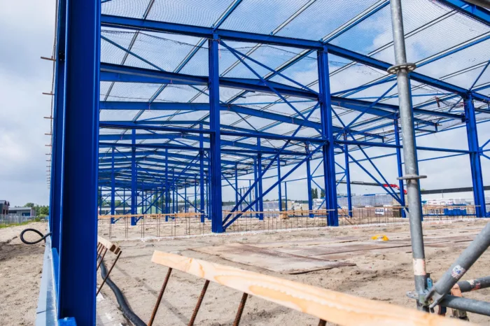 Distributiecentrum bouwen