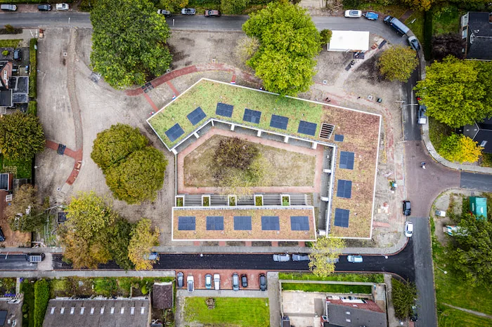 Foto: Ricardo Postma - Stedum Nij Nittersum bovenaanzicht