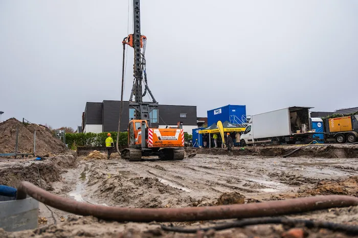 Bouwplaats in Hippolytushoef Jorritsma