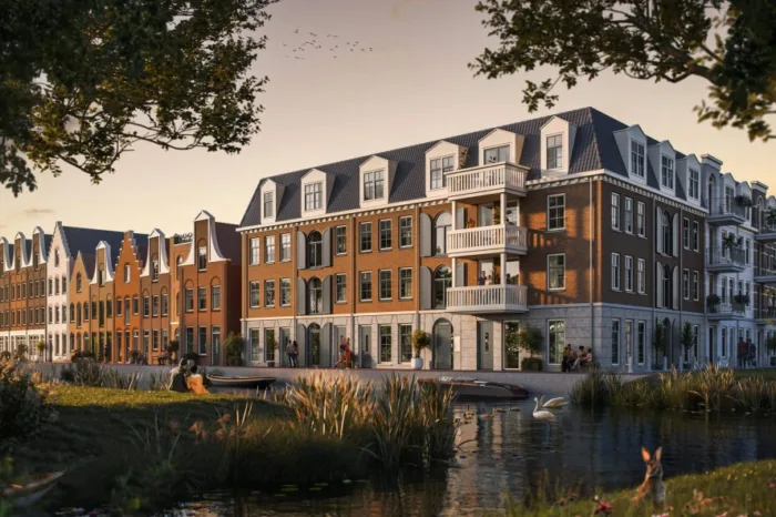 Middelsee Tolvesum Leeuwarden - artist impression gebouwen