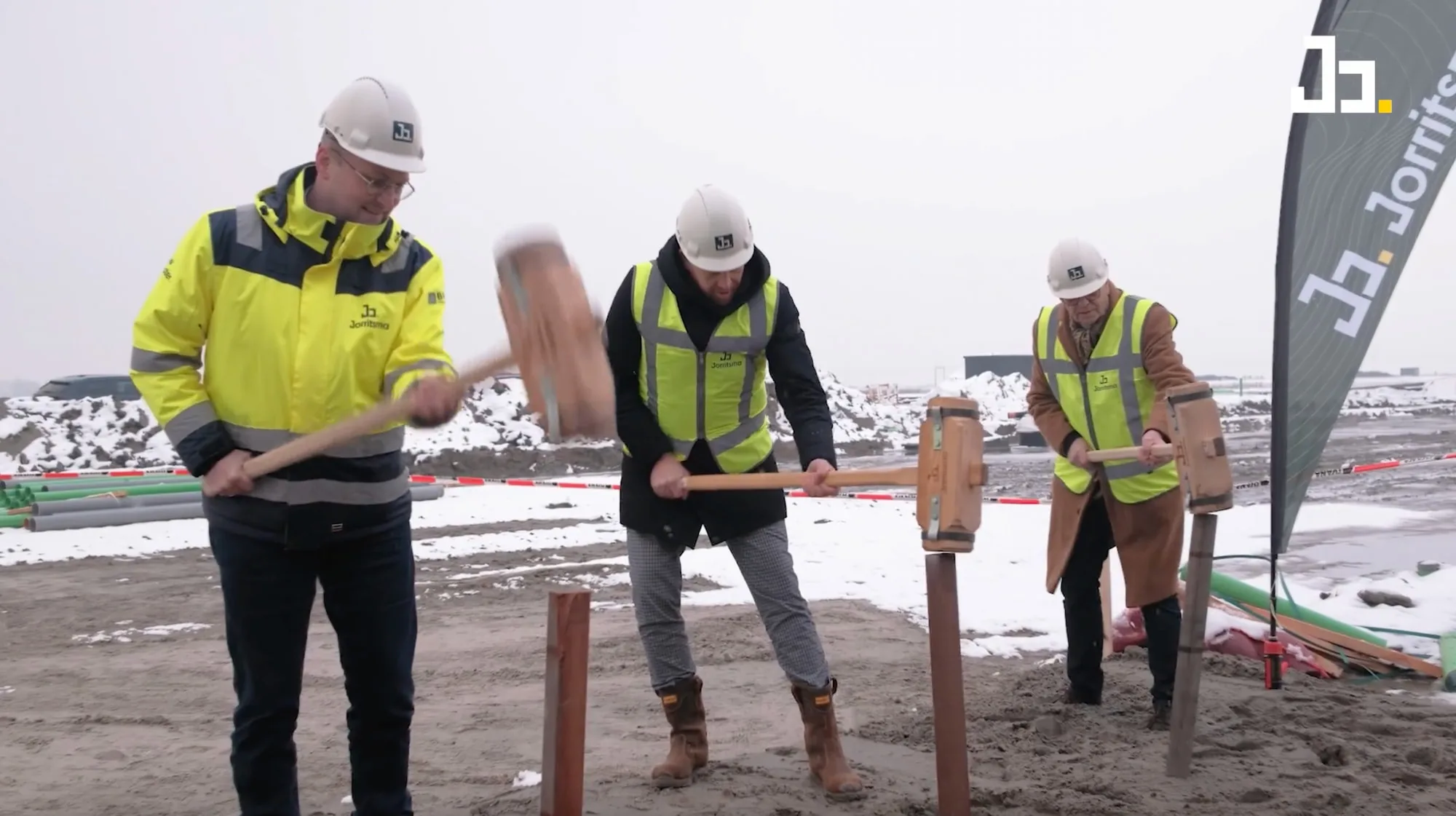 Eerste paalmoment bouw stichting eigen brood bovenal