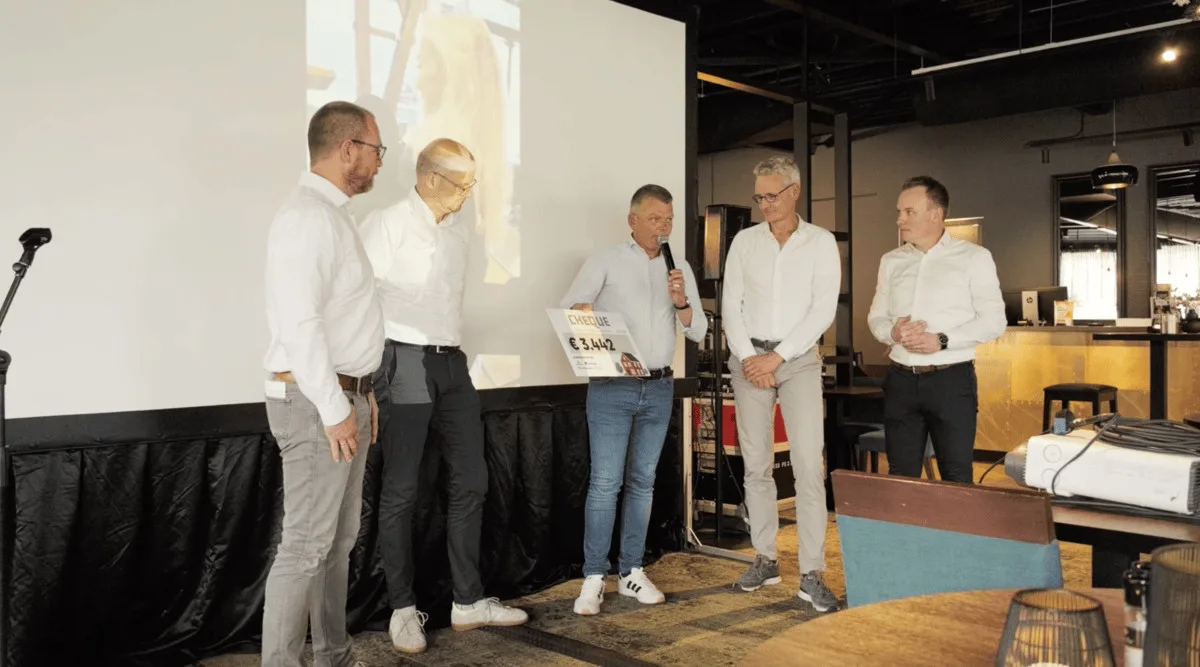 Cheque voor verduurzaming Lefier