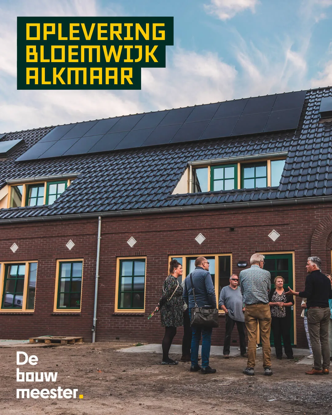 Jorritsma Bouw oplevering van de Bloemwijk in Alkmaar met opdrachtgever Van Alckmaer