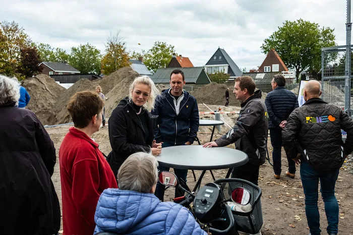 Eerste paal Dynhus Lemmer