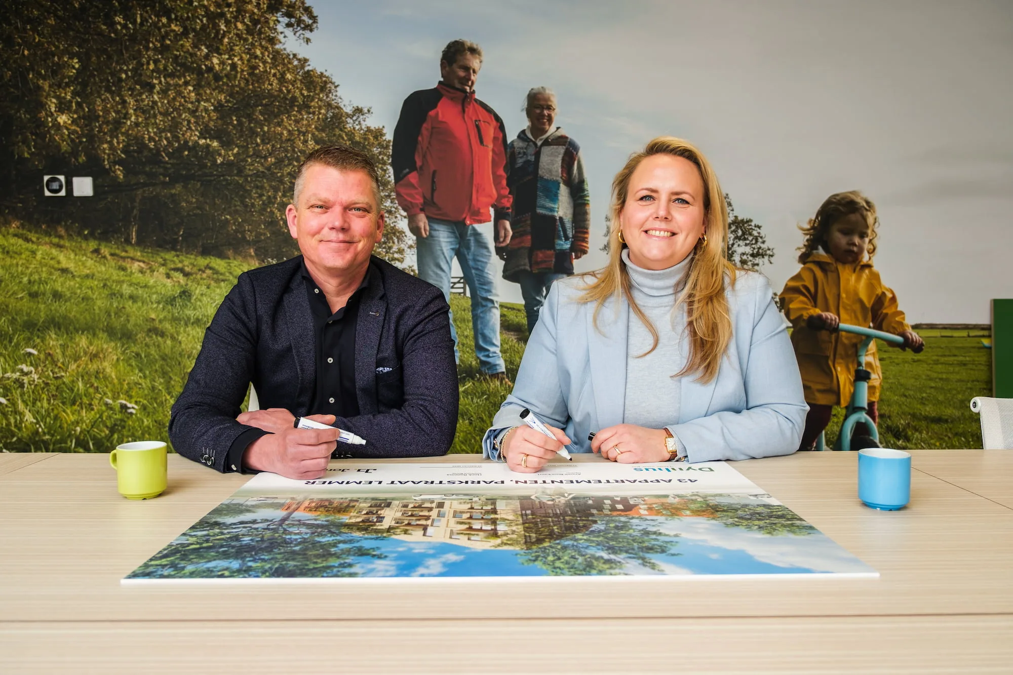 Ondertekening bouwovereenkomst Dynhus Lemmer