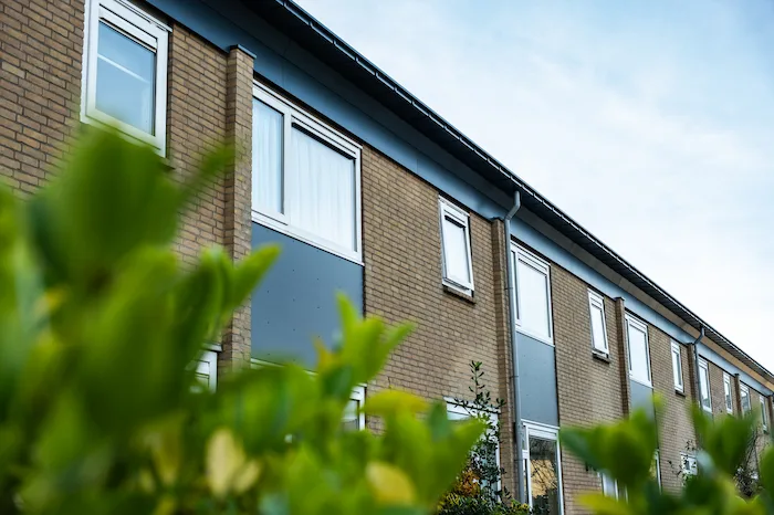 Geïsoleerde woning met vezelhennep