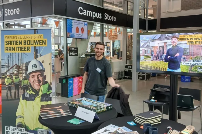 In gesprek met studenten van NHL Stenden